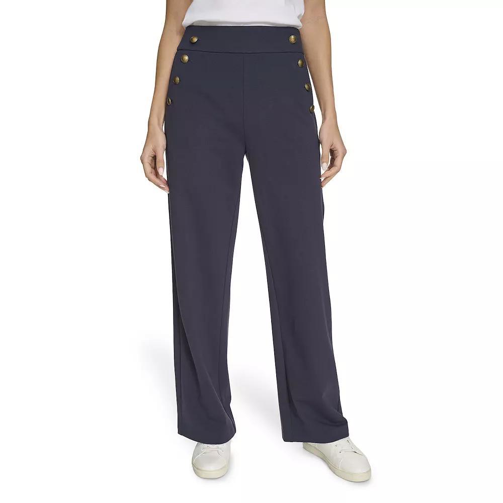Women's Nautica Knit Sailor Pants, Size: XS, Black Product Image