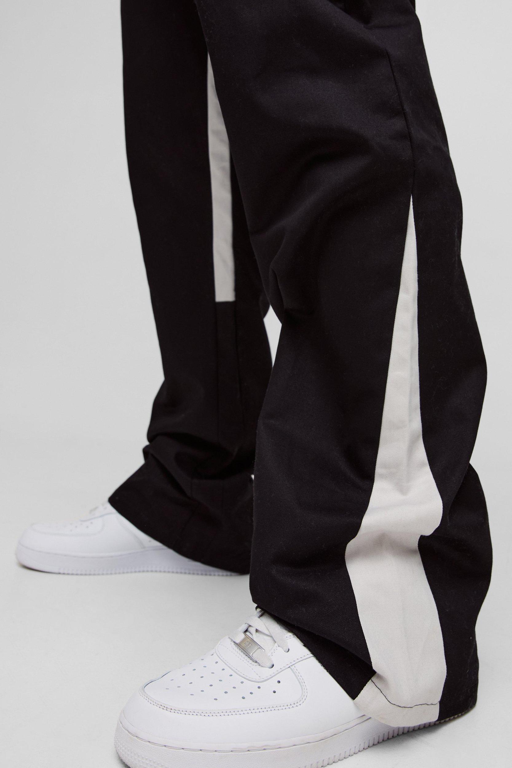 Plus Drawcord Waist Gusset Flared Pants | boohooMAN USA Product Image