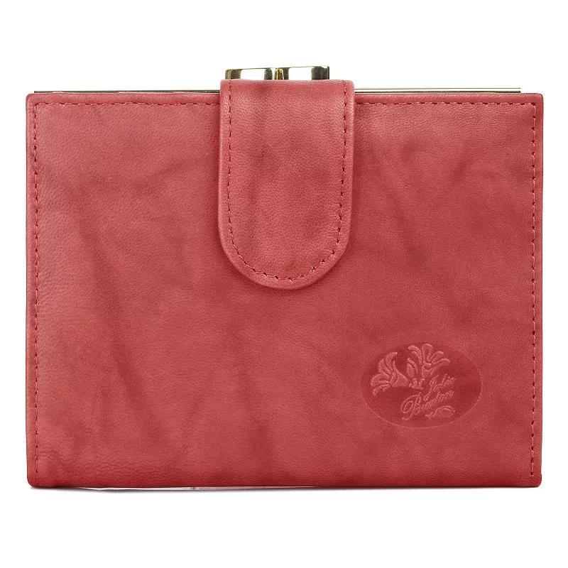 Julia Buxton Heiress RFID-Blocking Double Cardex Leather Wallet Product Image