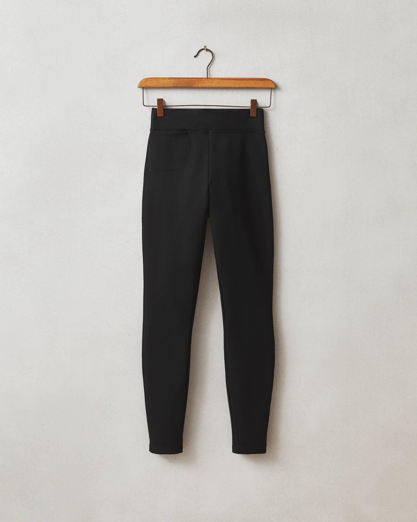 Women's Ponte Slim Pant High Rise - Super Black Female Product Image