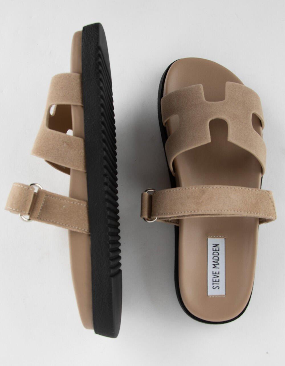 STEVE MADDEN Mayven Womens Slide Sandals - TAUPE Product Image