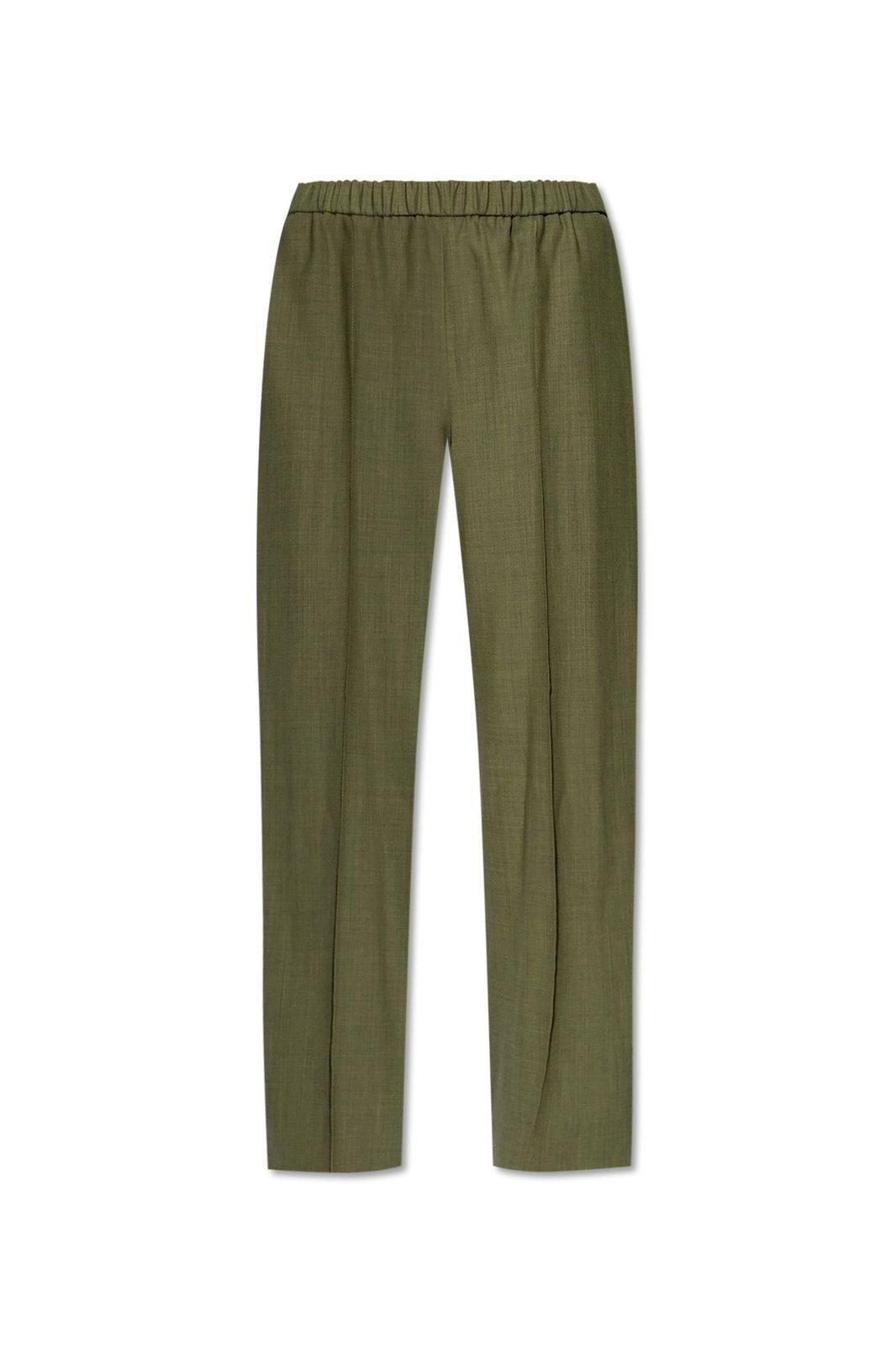 FABIANA FILIPPI Regular Tailored Trousers In Green Product Image