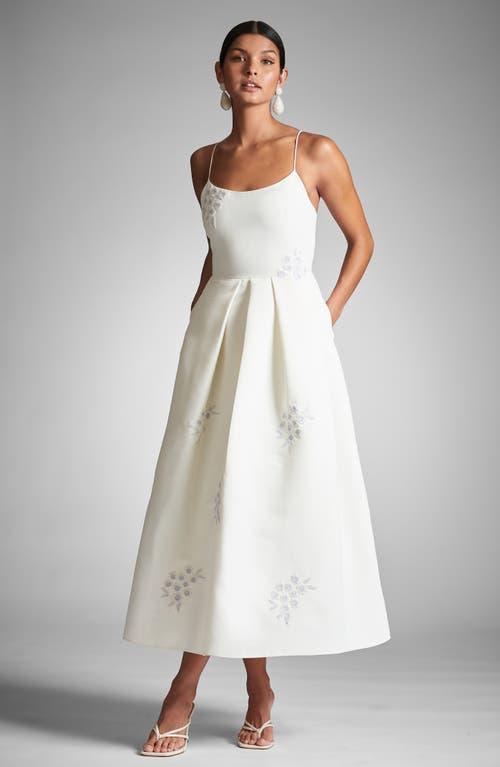 Womens Audra Embroidered Midi dress Product Image