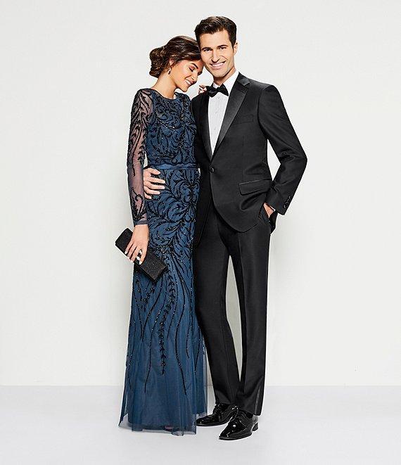 Hart Schaffner Marx Chicago Classic Fit Pleated Pants 2-Piece Tuxedo Product Image