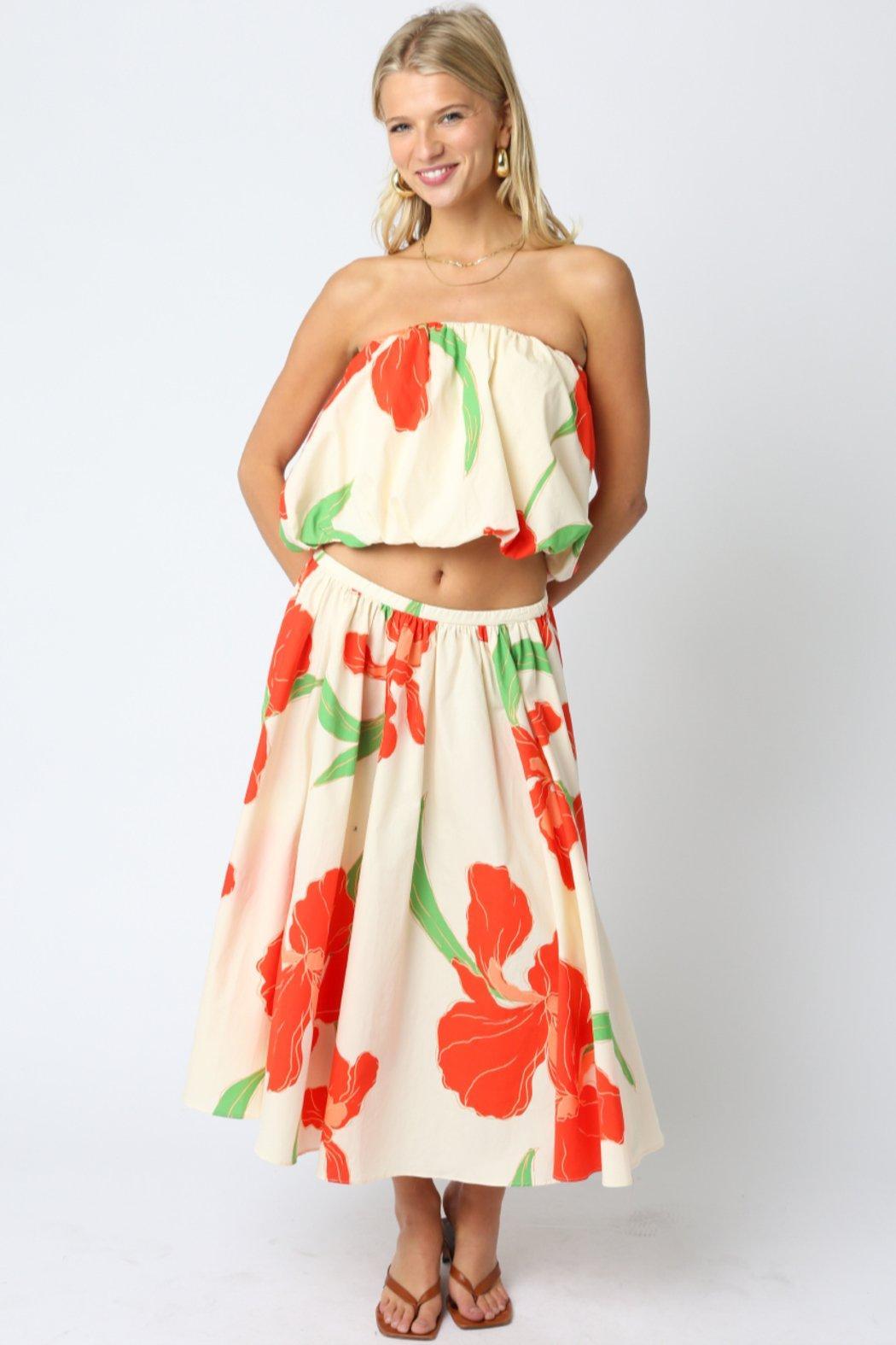 Floral Skirt Product Image
