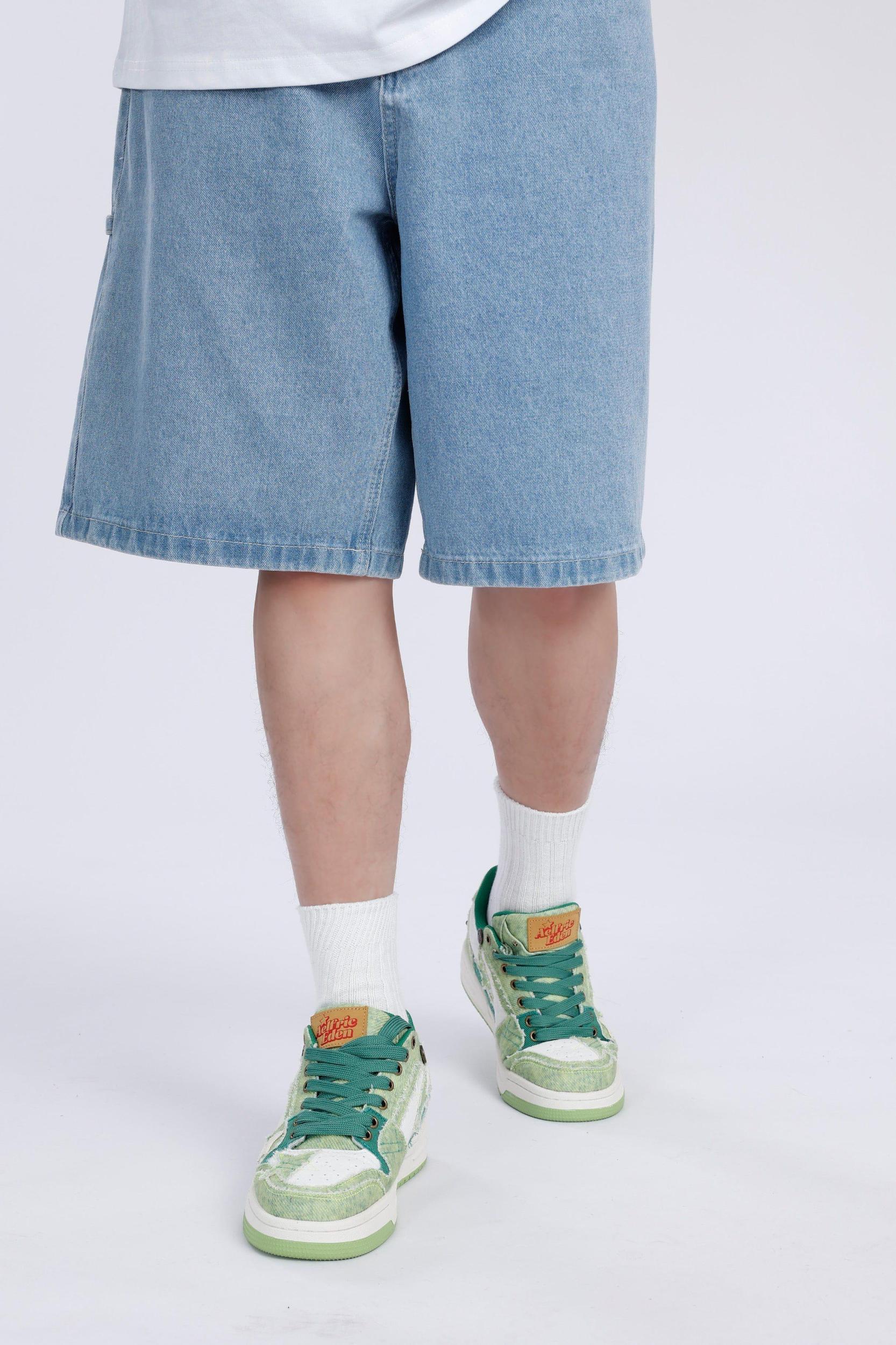 Starry Climb Stars Casual All-Match Denim Skate Shoes Product Image