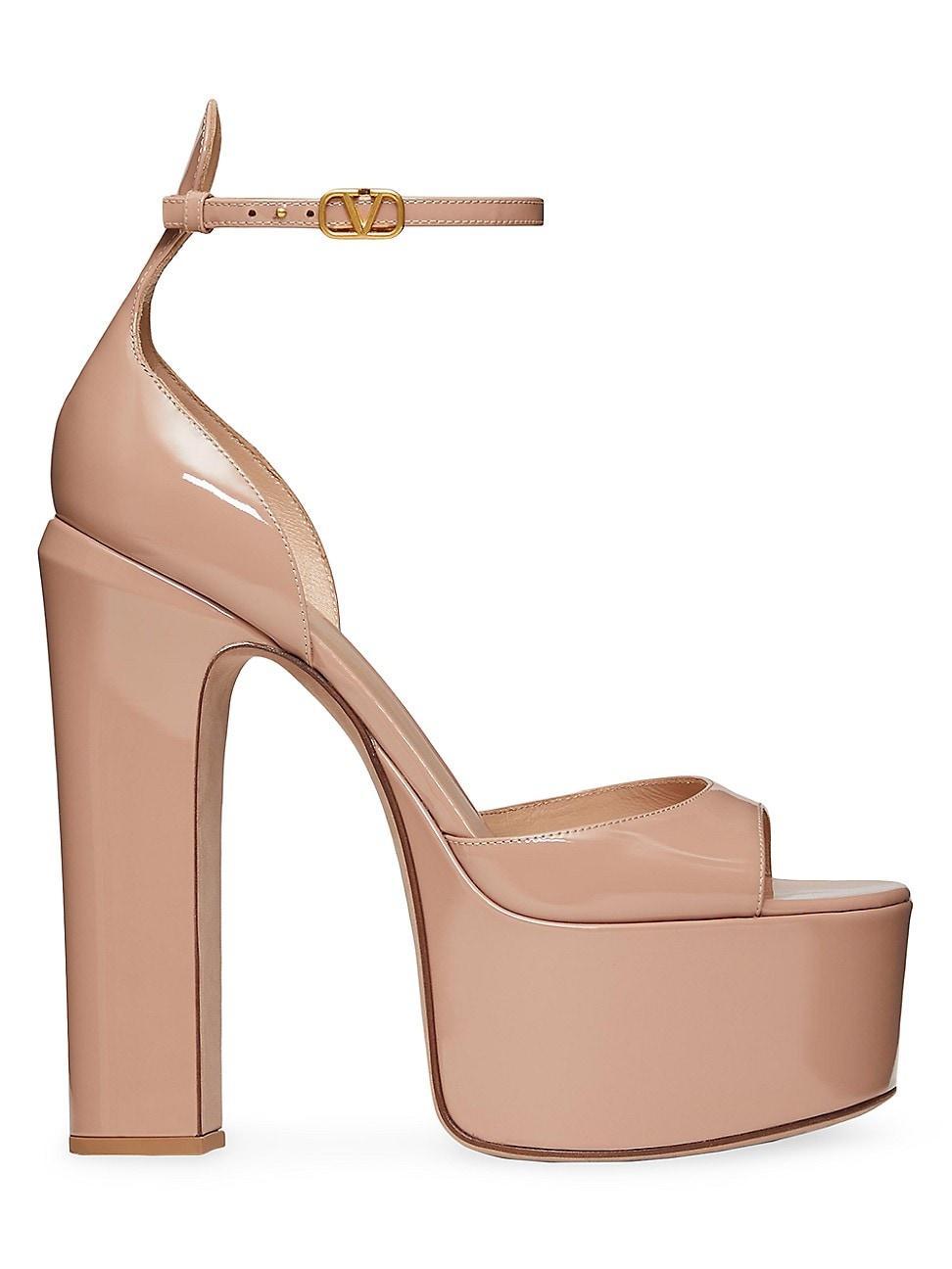 Womens Tan-go Platform Patent Leather Sandal 155mm Product Image