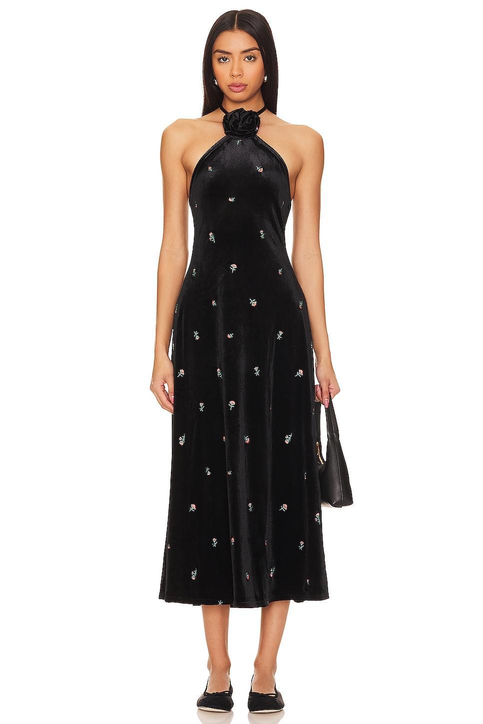 High Neck Flower Dress WeWoreWhat Product Image