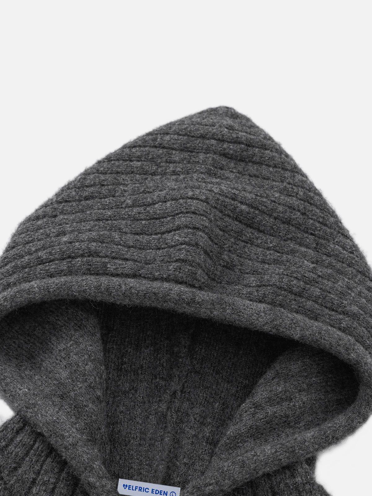 Aelfric Eden Cropped Knit Hoodie Product Image