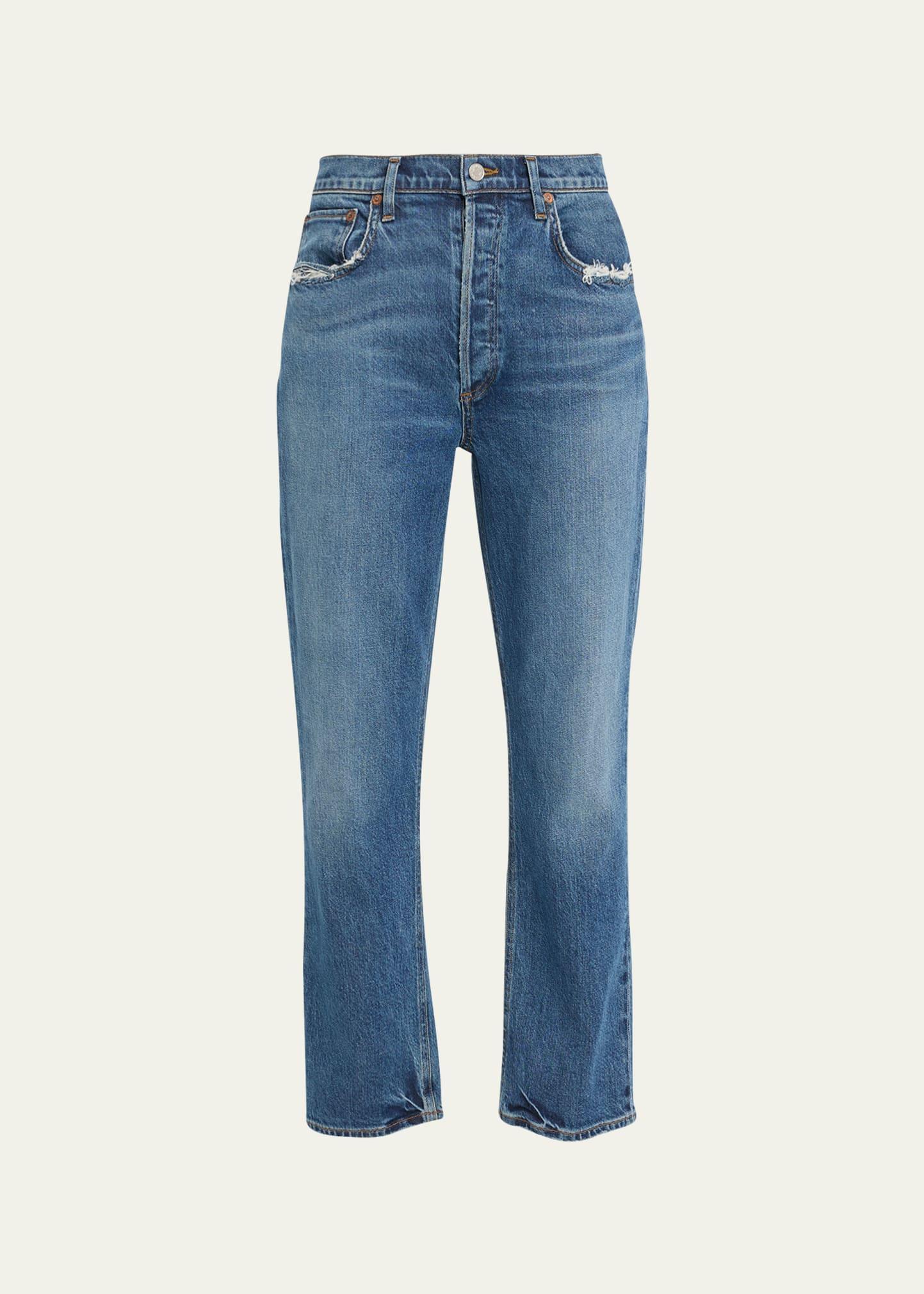 Riley Long Straight-Leg Jeans Product Image