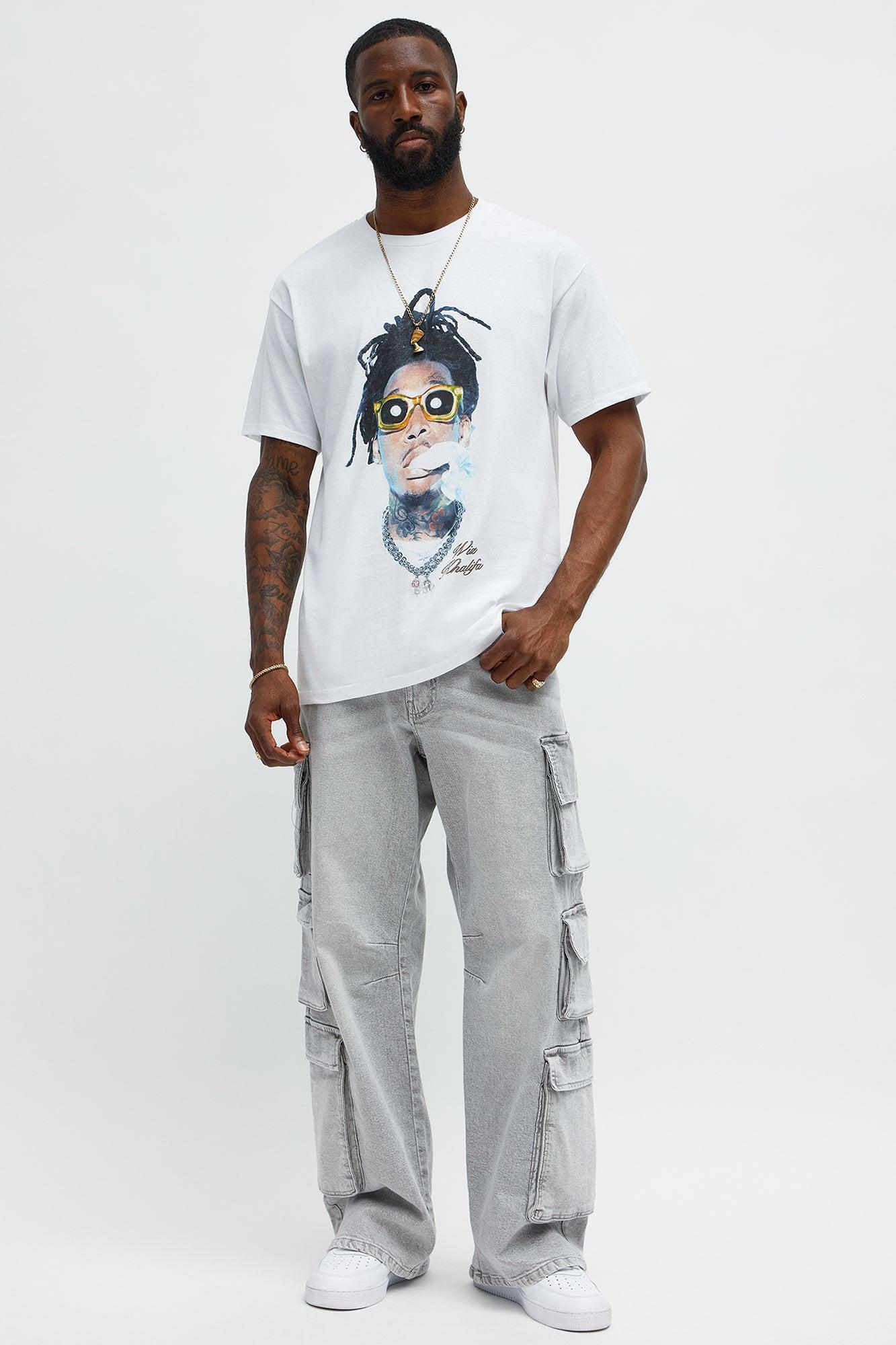 Wiz Khalifa Roll Up Short Sleeve Tee - White Product Image