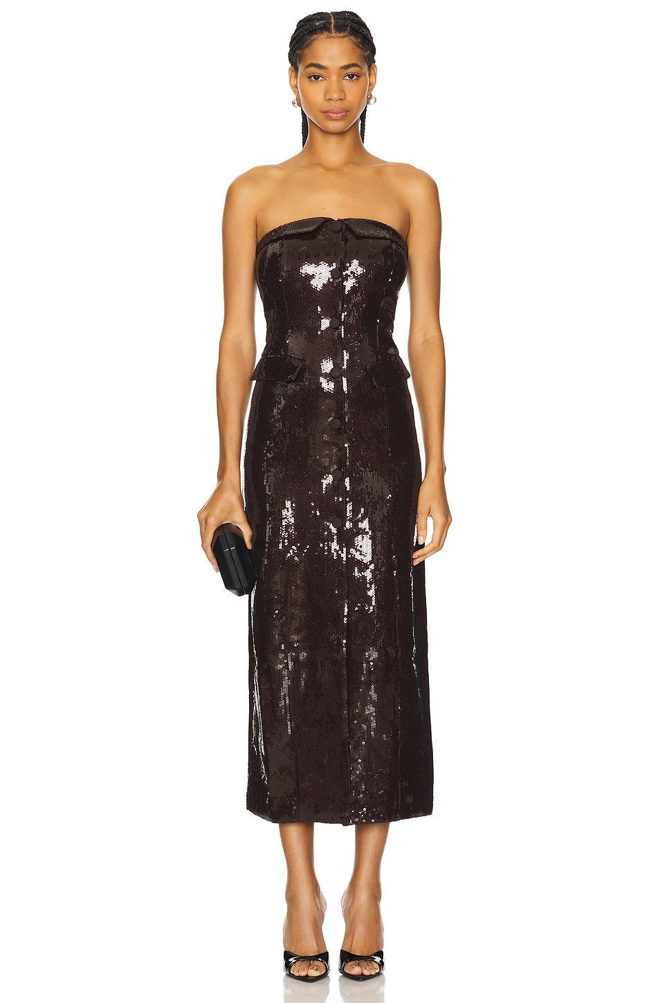 Slim Midi Dress ROTATE Product Image