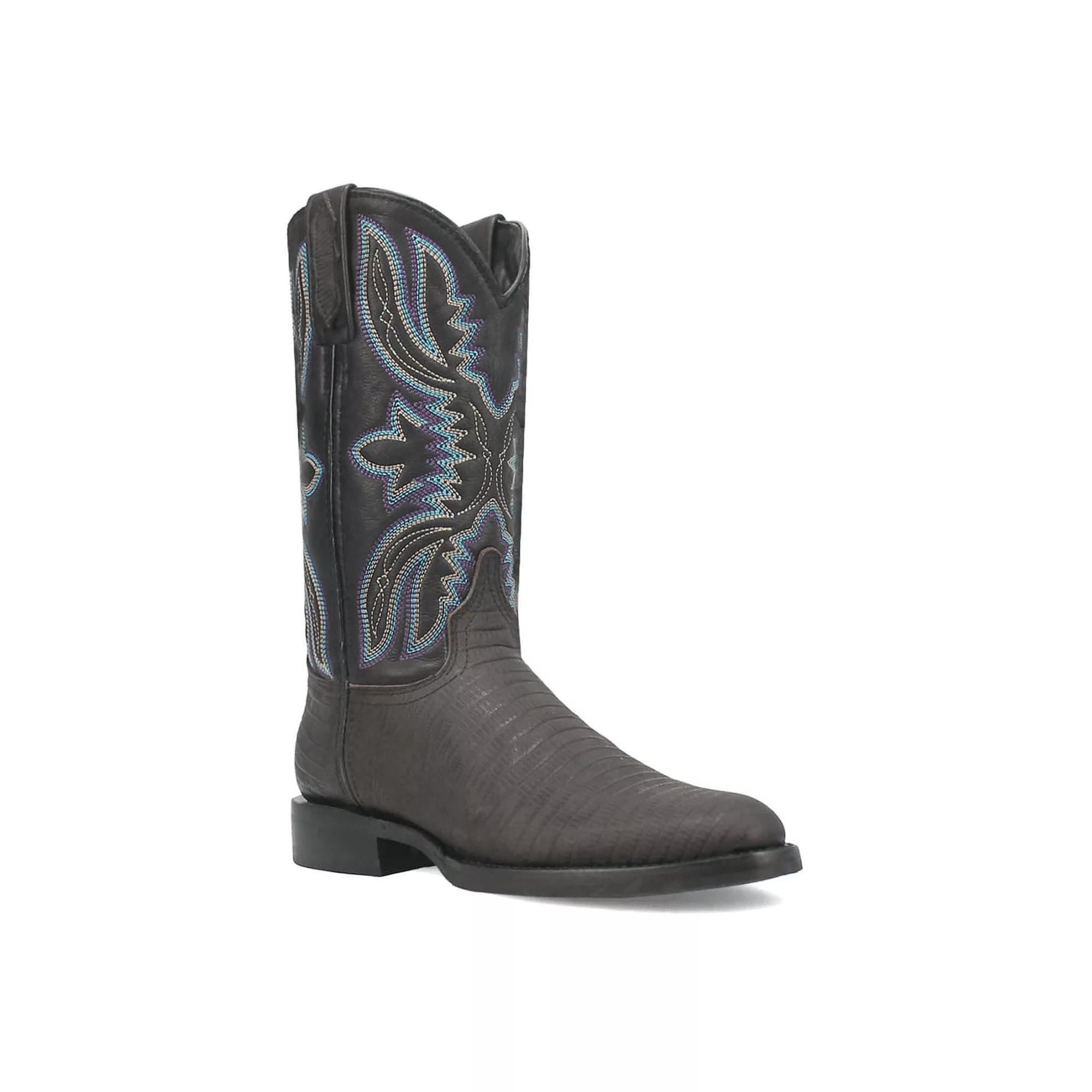 Dingo Saw Buck Men's Leather Boots, Size: 13, Black Product Image