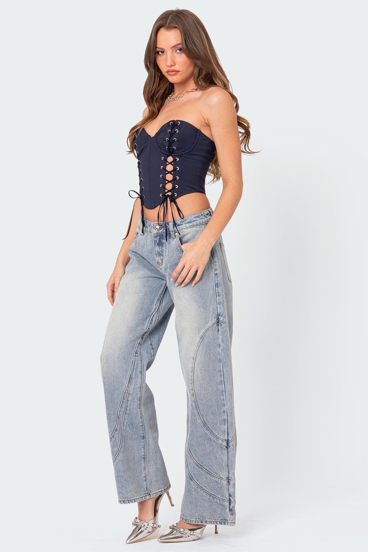 Mckenna Lace Up Corset Product Image