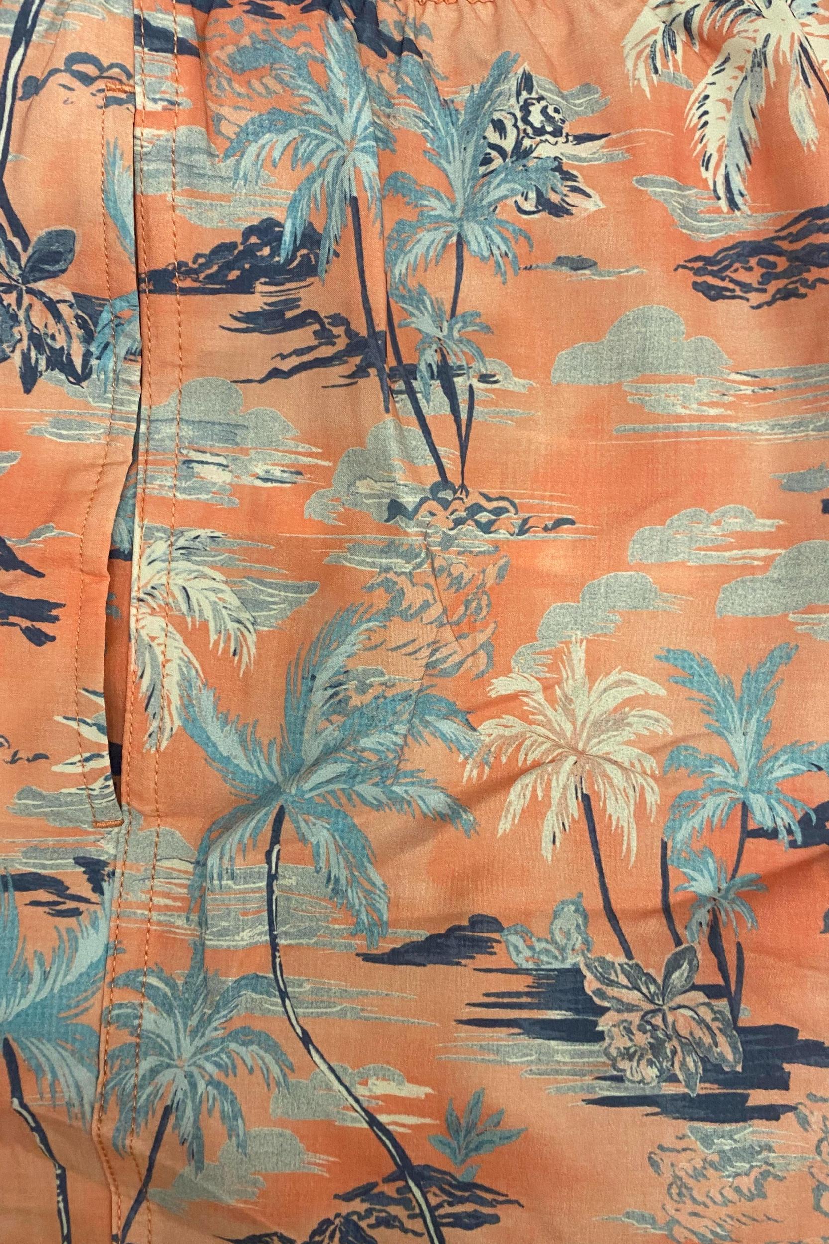 Men's Tropical Swim Trunks Male Product Image