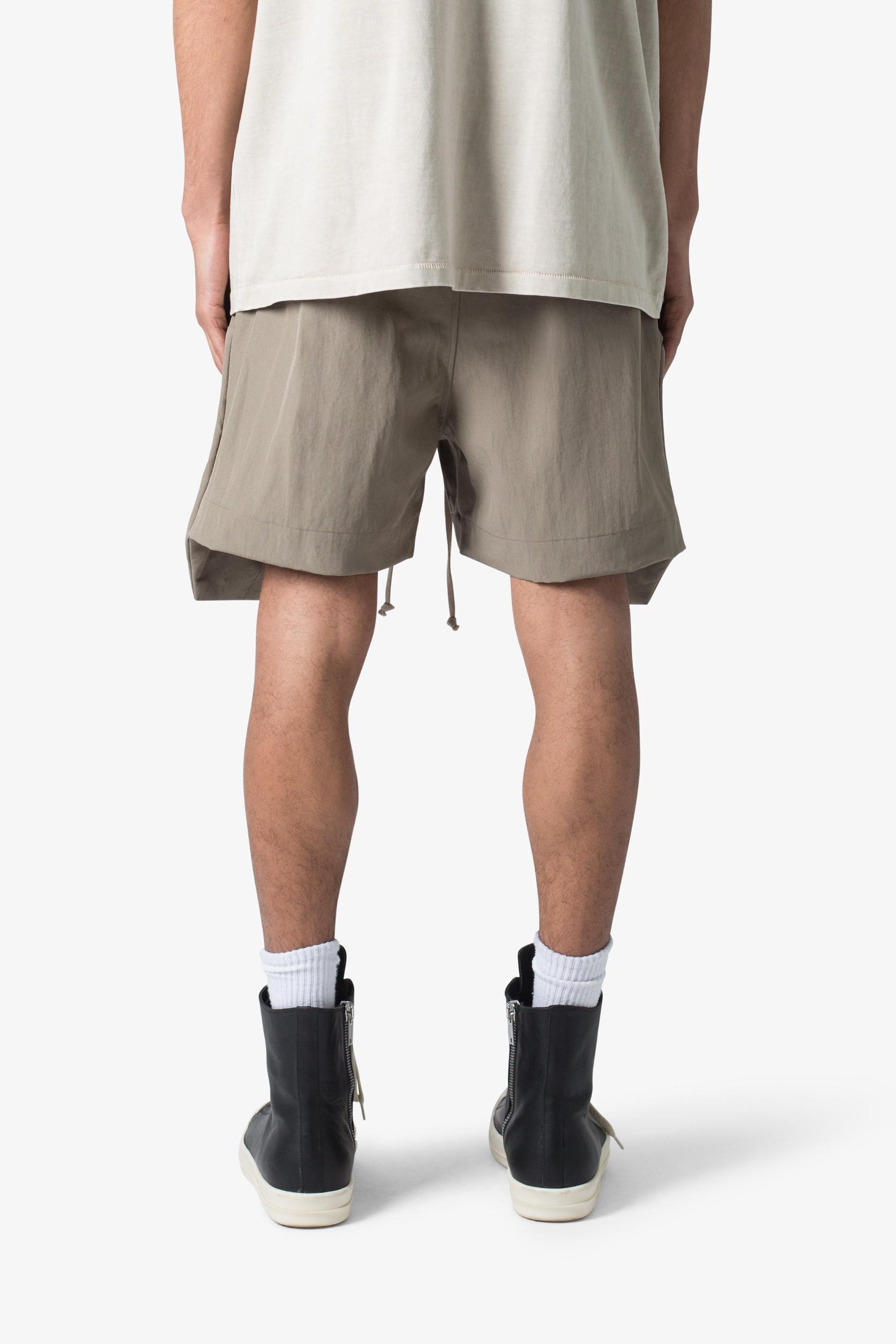 Front Pocket Geo Shorts - Olive Product Image