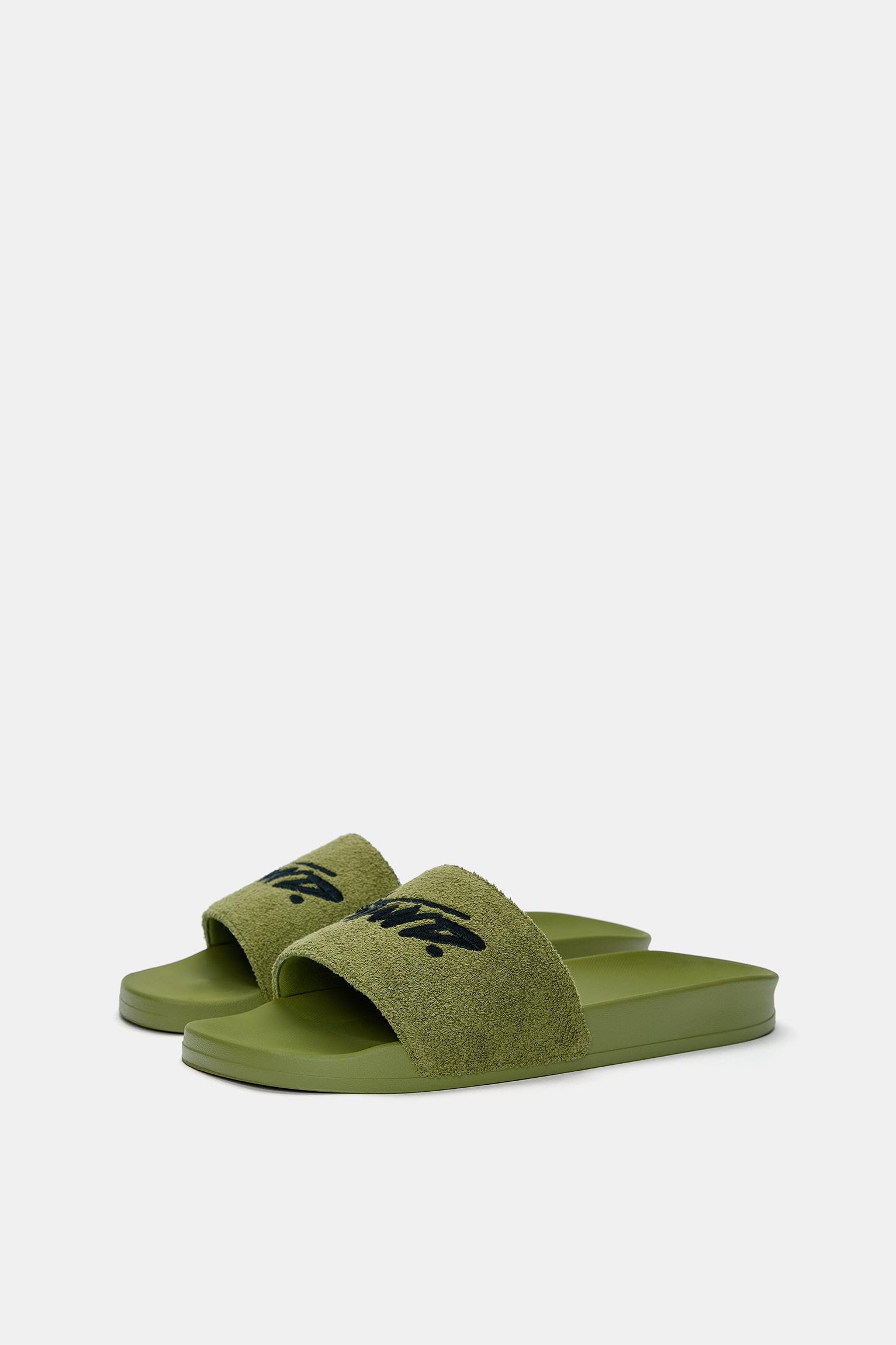 STWD fabric rubberised sandals Product Image