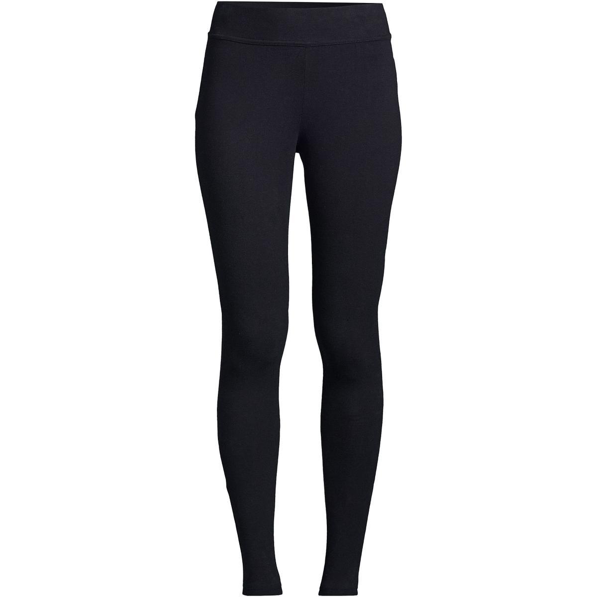Women's Lands' End Starfish Knit Leggings, Size: XL Tall, Black Product Image