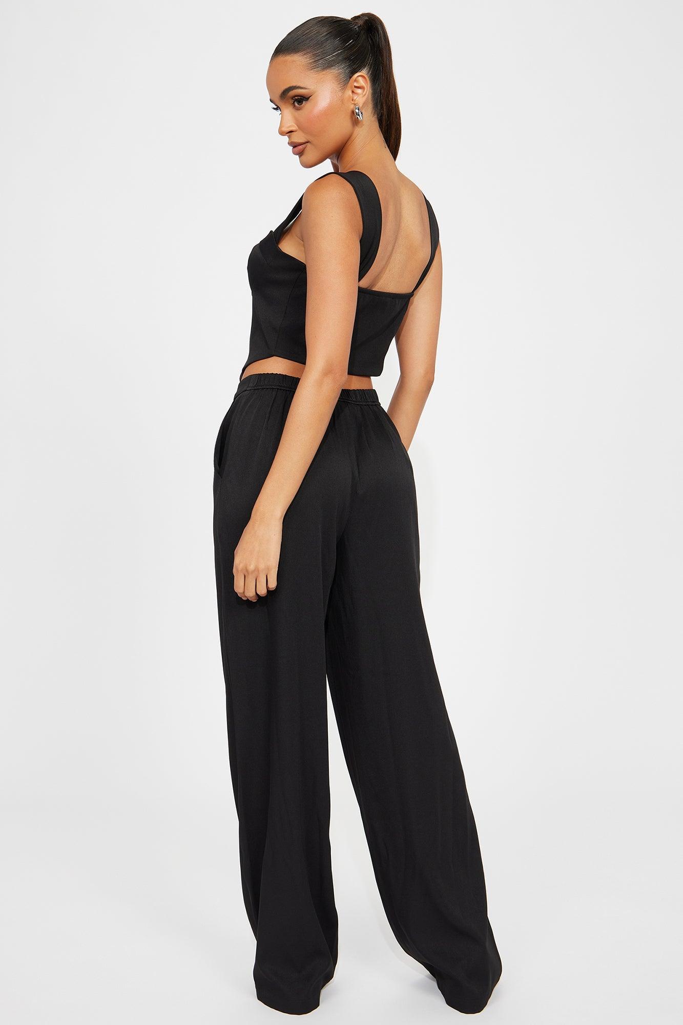 Peyton Pant Set - Black Product Image