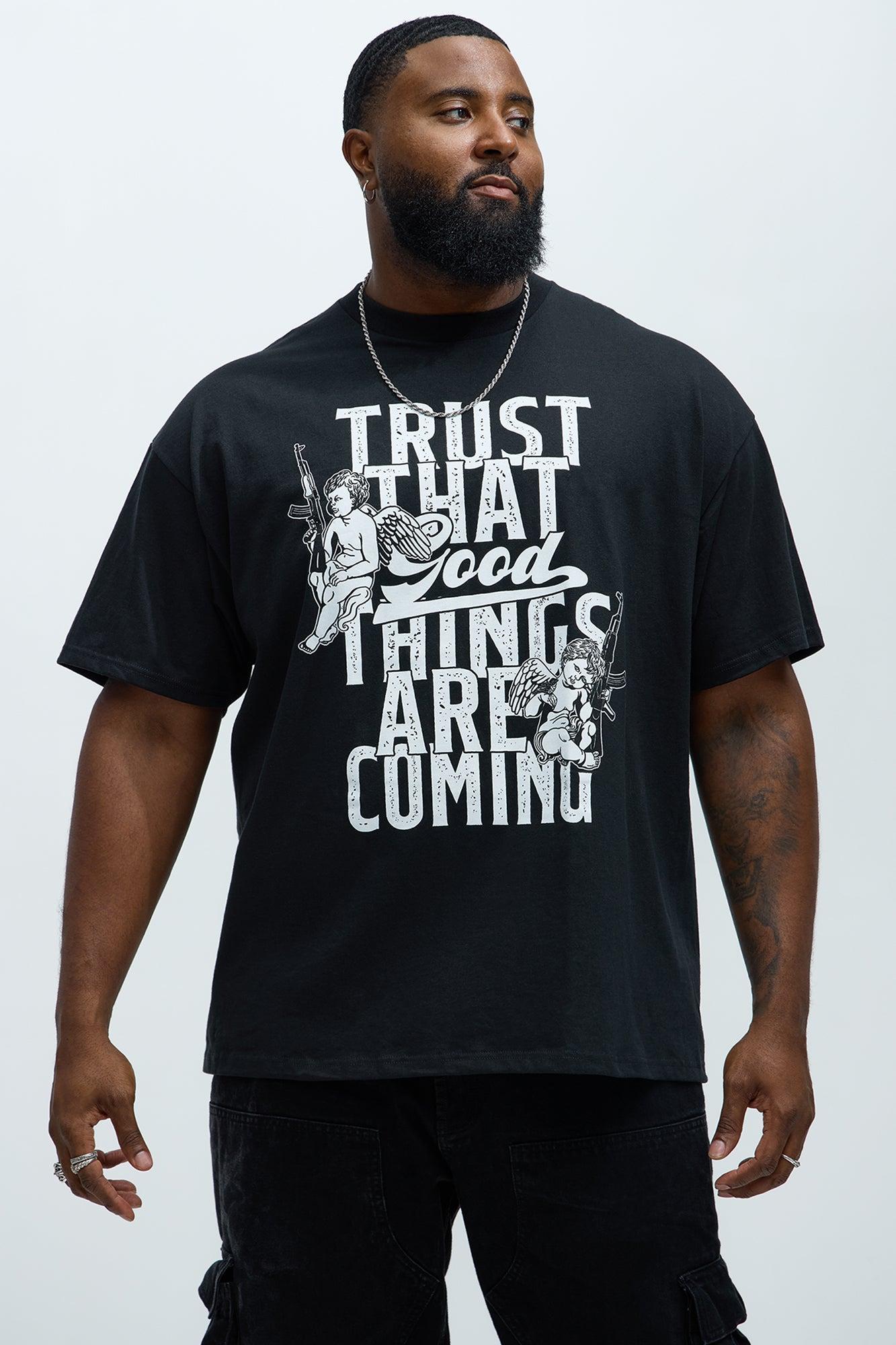 Good Things Are Coming Short Sleeve Tee - Black Product Image