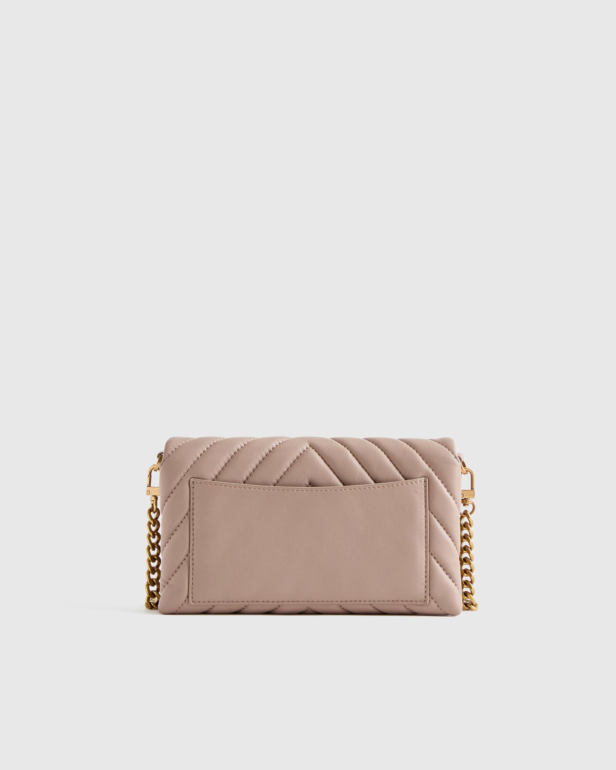 Quince | Women's Italian Leather Quilted Wallet Crossbody Product Image