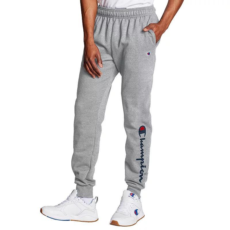 Mens Champion Powerblend Graphic Fleece Joggers Product Image