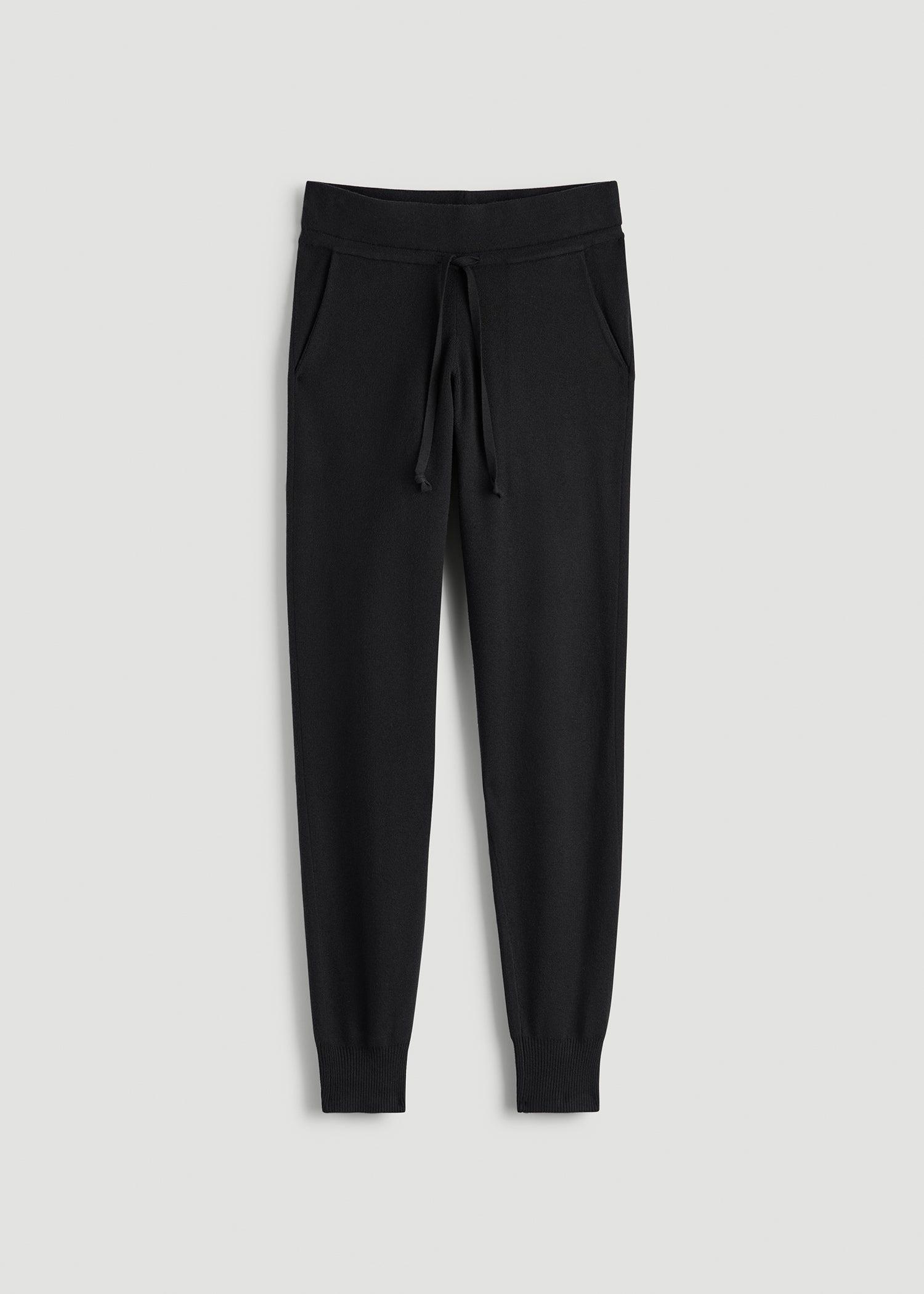 Women's Tall Knit Lounge Jogger in Black Product Image