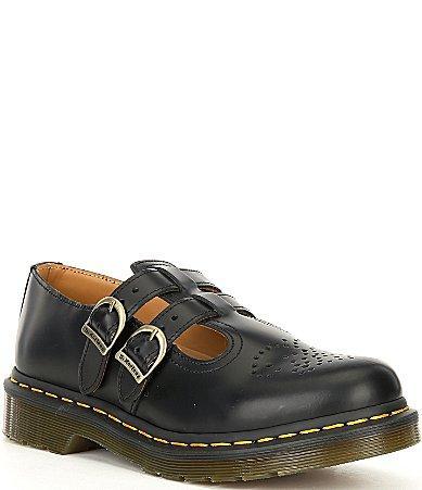 Dr. Martens Womens 8065 Mary Jane Buckle Leather Shoes Product Image