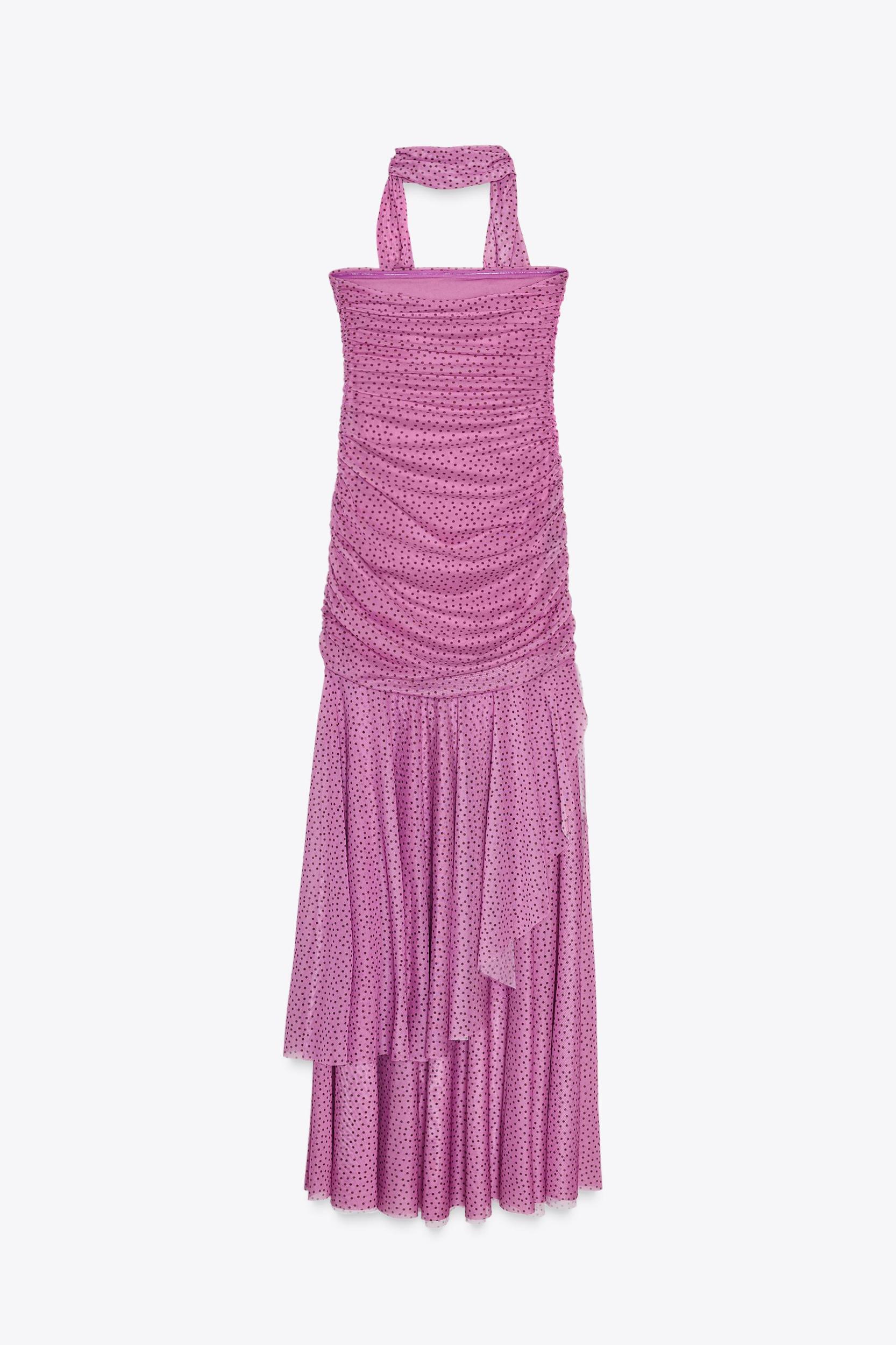 POLKA DOT SCARF DRESS Product Image