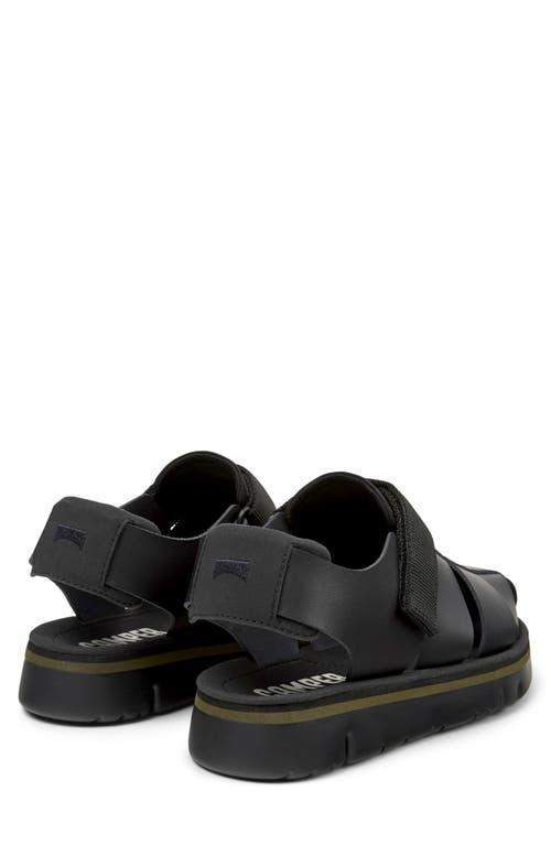 CAMPER Oruga Fisherman Sandal In Black Product Image