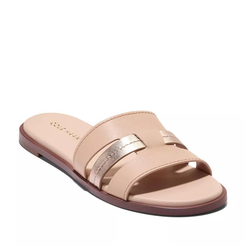 Cole Haan Flynn Women's Slide Sandals, Size: 8.5, Porcelain Rose Gold Product Image