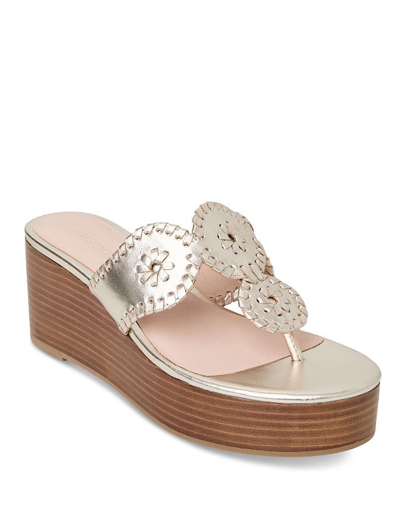 Jack Rogers Womens Kimberly Mid Wedge Platform Sandals Product Image