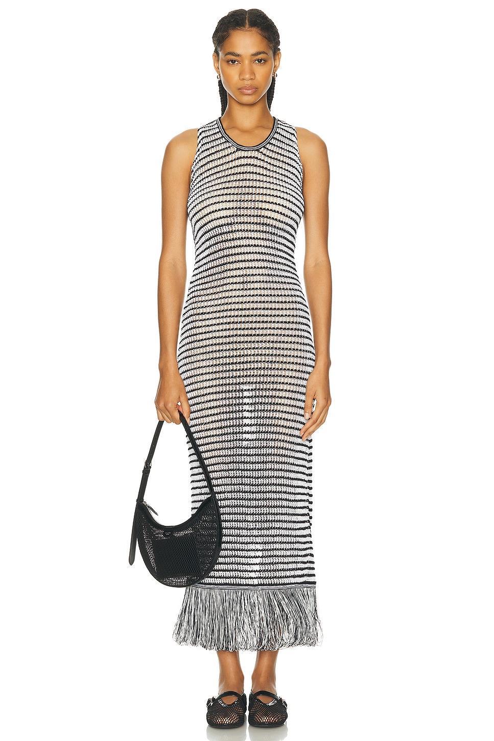 ALAÏA Long Dress In Black Product Image