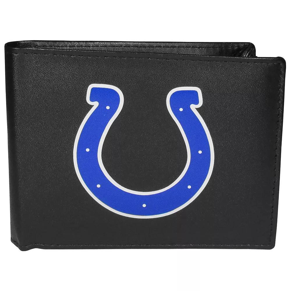 Men's Indianapolis Colts Leather Bi-Fold Wallet, Team Product Image