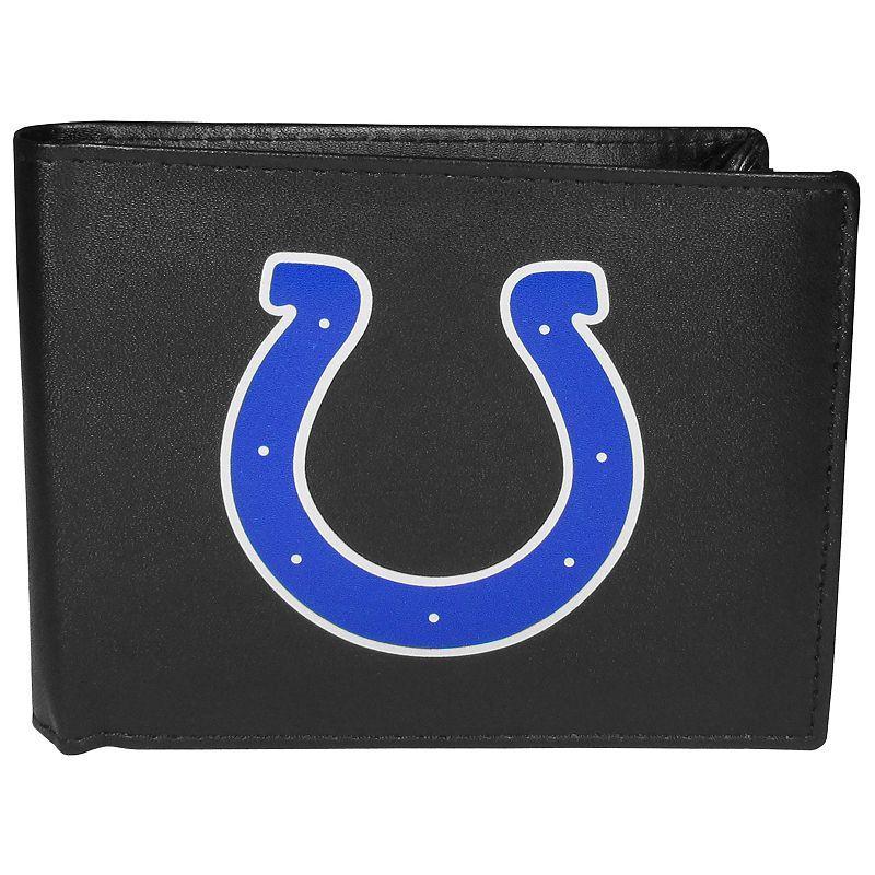Men's Indianapolis Colts Leather Bi-Fold Wallet, Team Product Image
