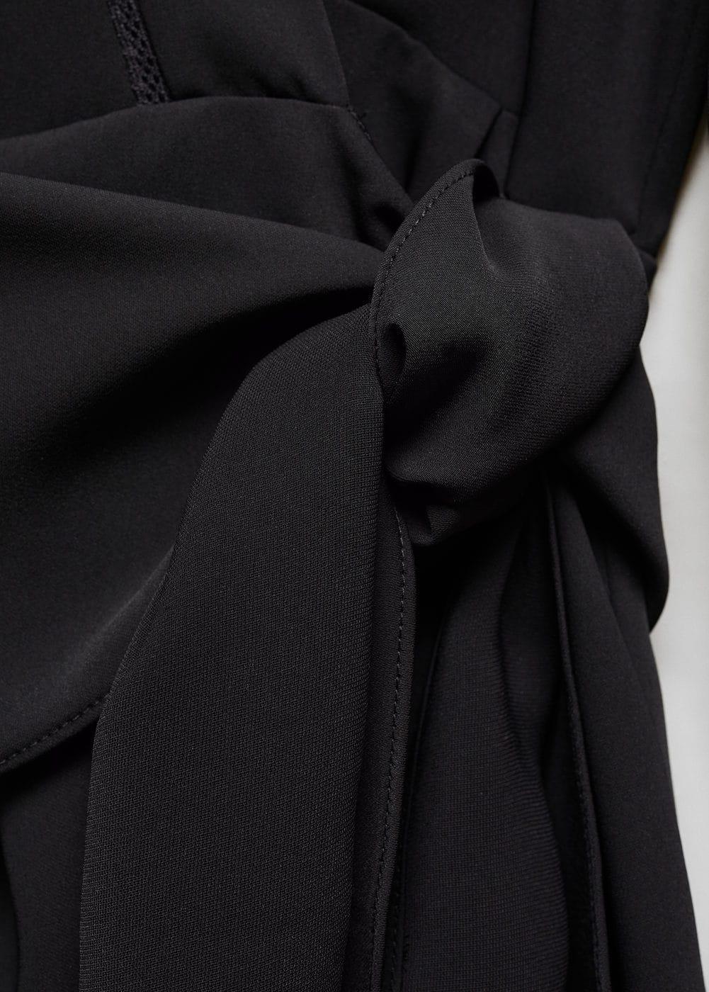 Mango Womens Bow Wrap Dress Product Image