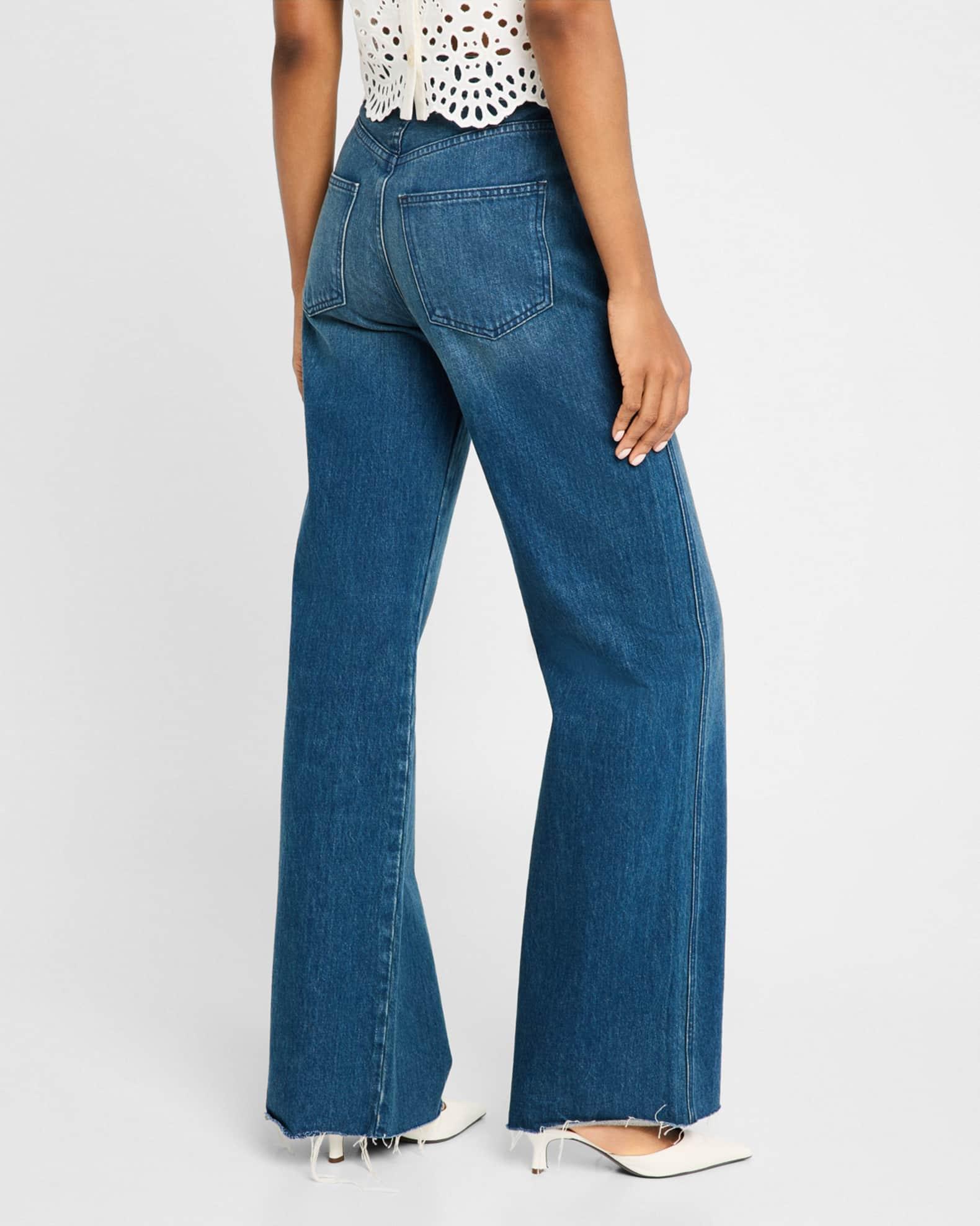 Taylor High-Rise Wide-Leg Jeans Product Image