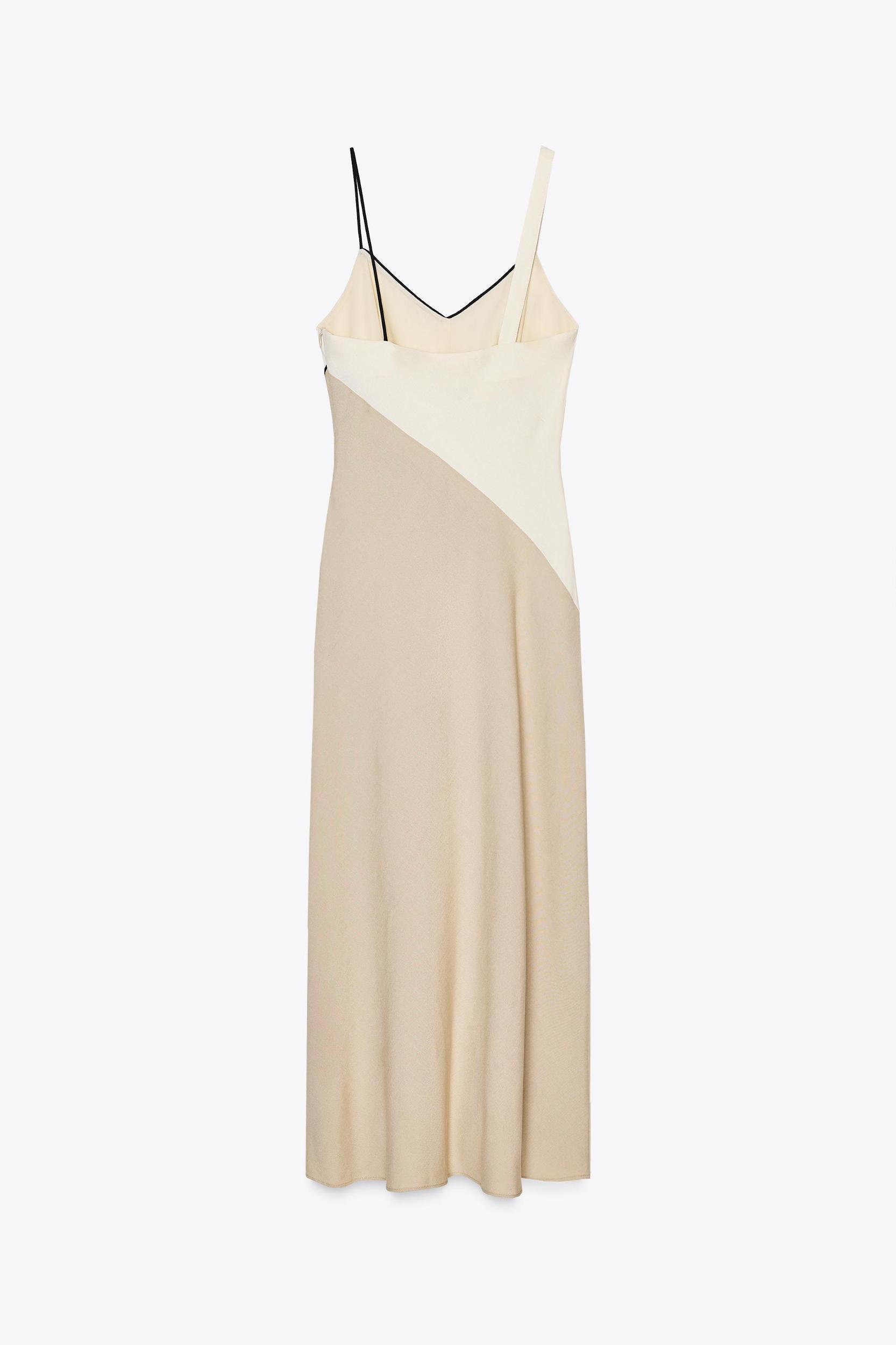 COMBINATION MIDI DRESS Product Image