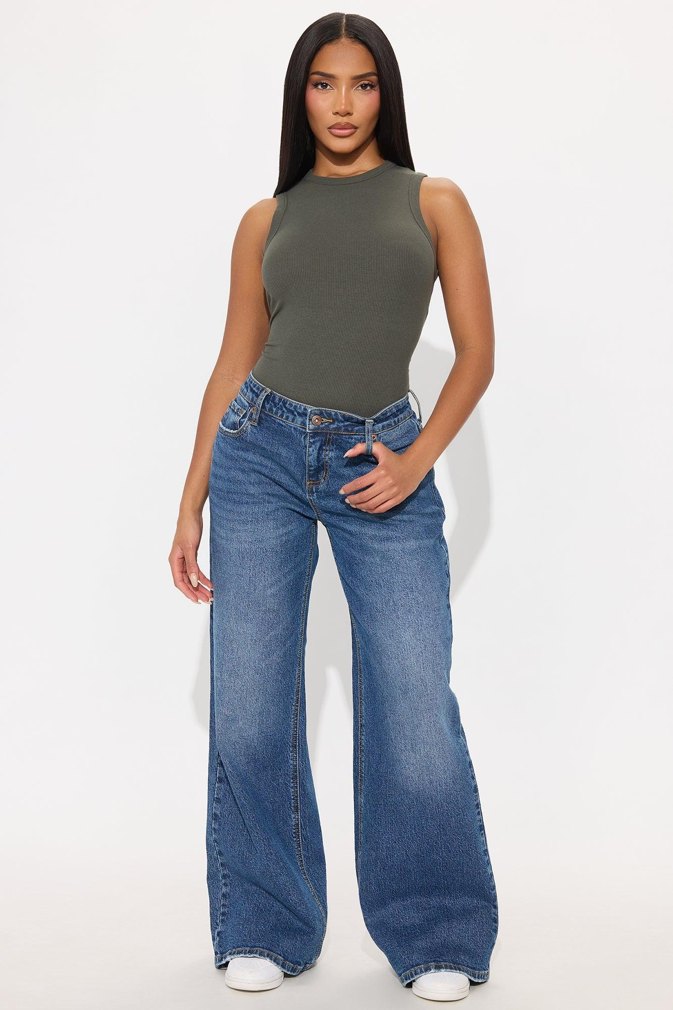 Lily Ribbed Tank - Olive 1 Product Image