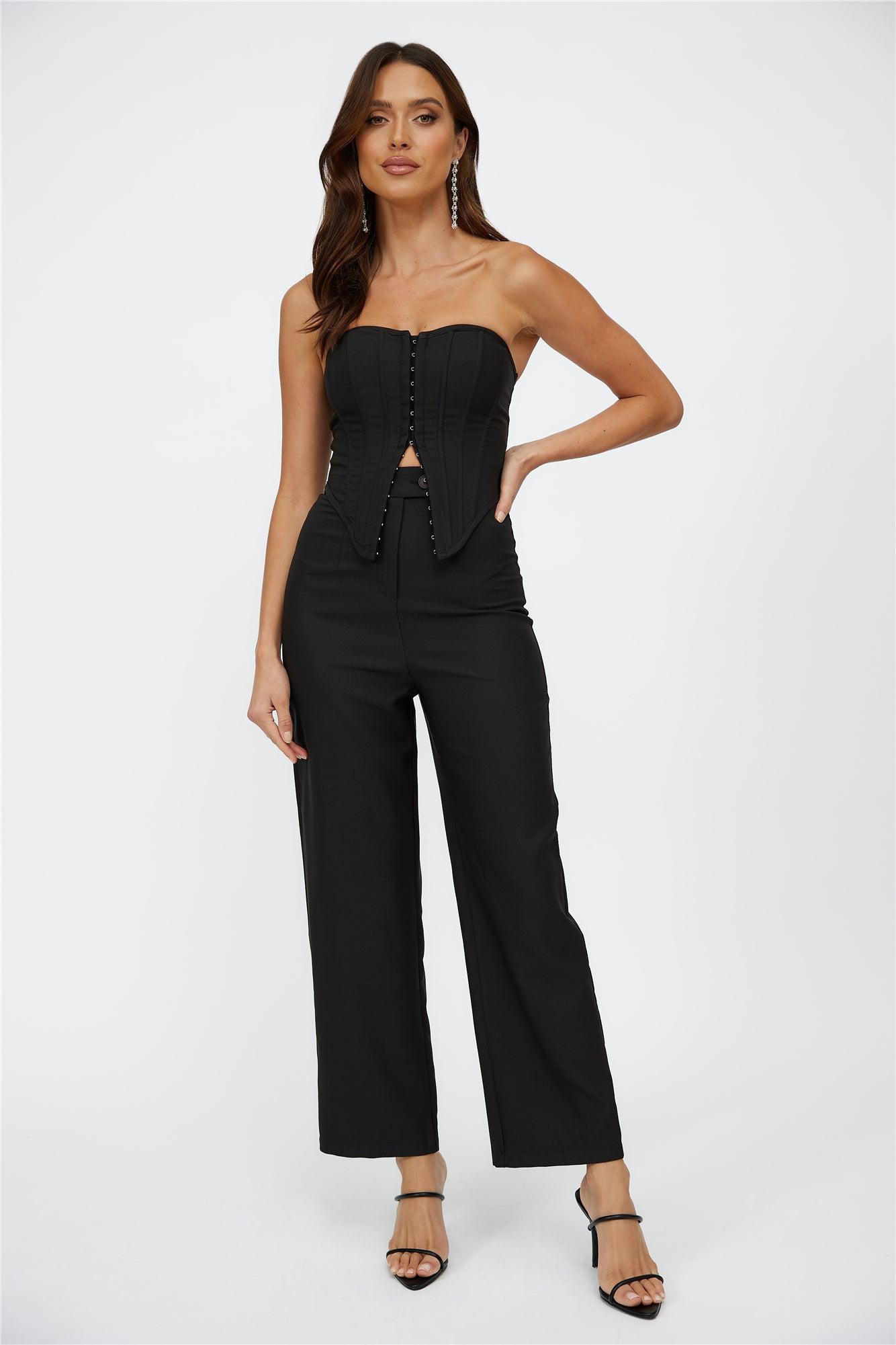 Craving Us Crop Black Product Image