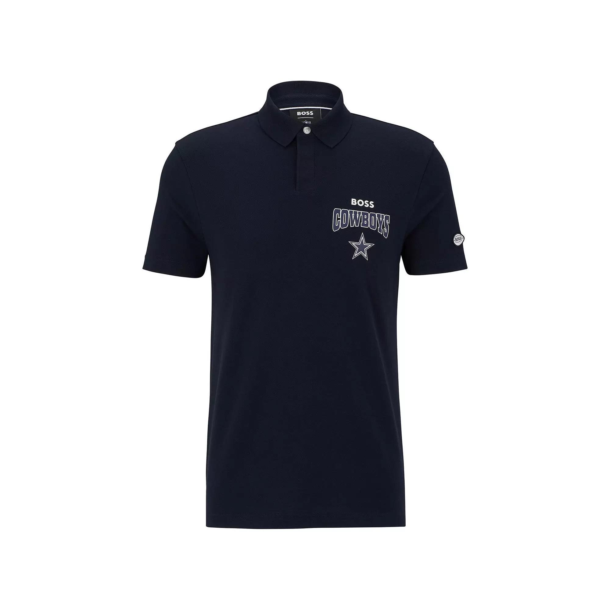 Men's BOSS X NFL  Black/White Las Vegas Raiders Punter Polo, Size: 2XL, Lvr Black Product Image