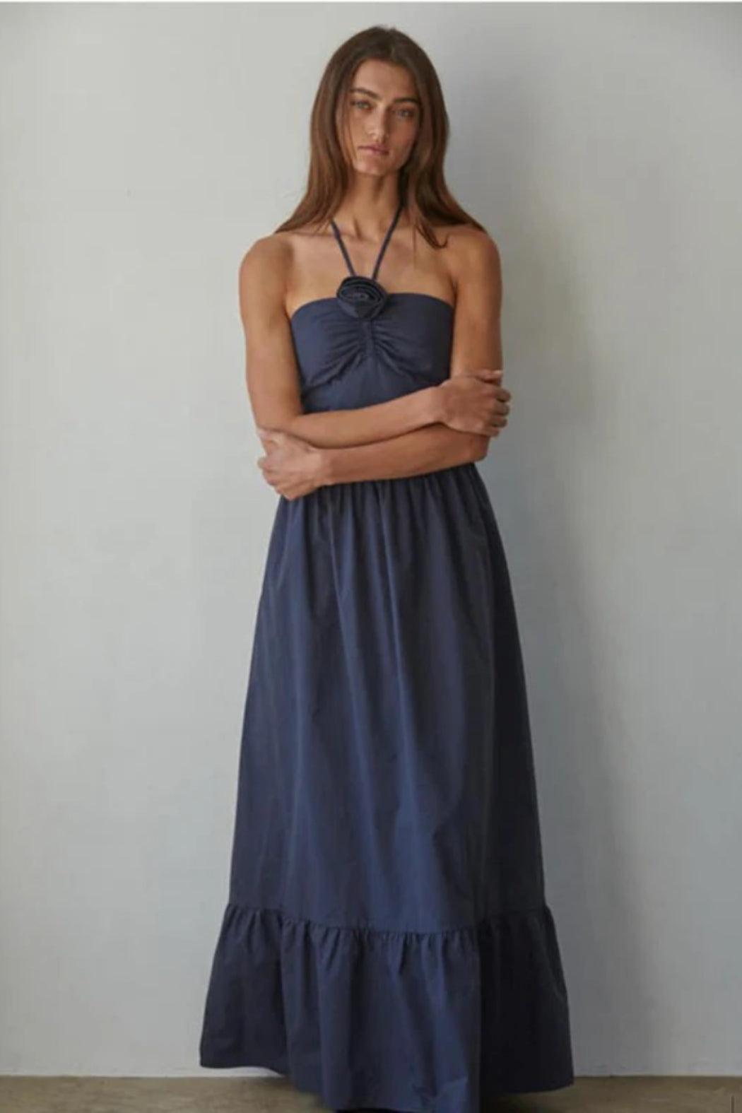 By Together Navy Rose Dress Product Image