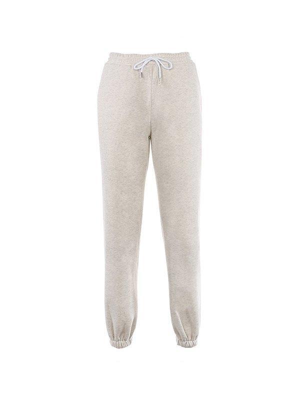Basic Solid Color Jogger Pants Product Image