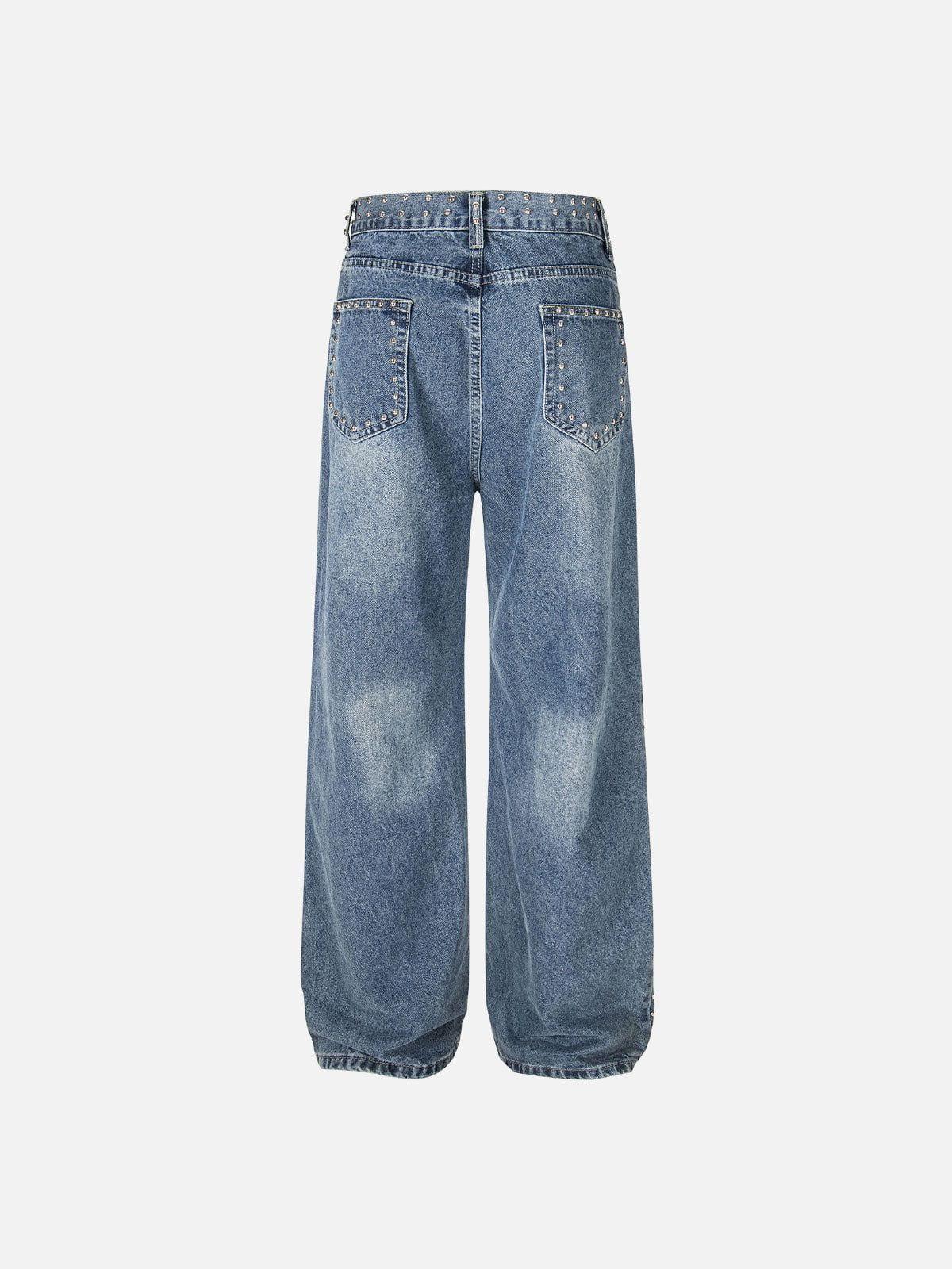 Aelfric Eden Rivet Washed Baggy Jeans Product Image