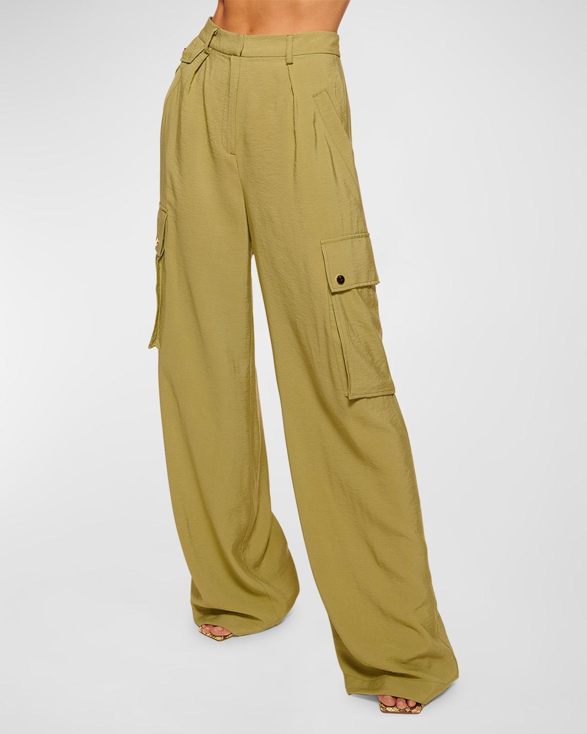 Womens Emil Wide-Leg Cargo Pants Product Image