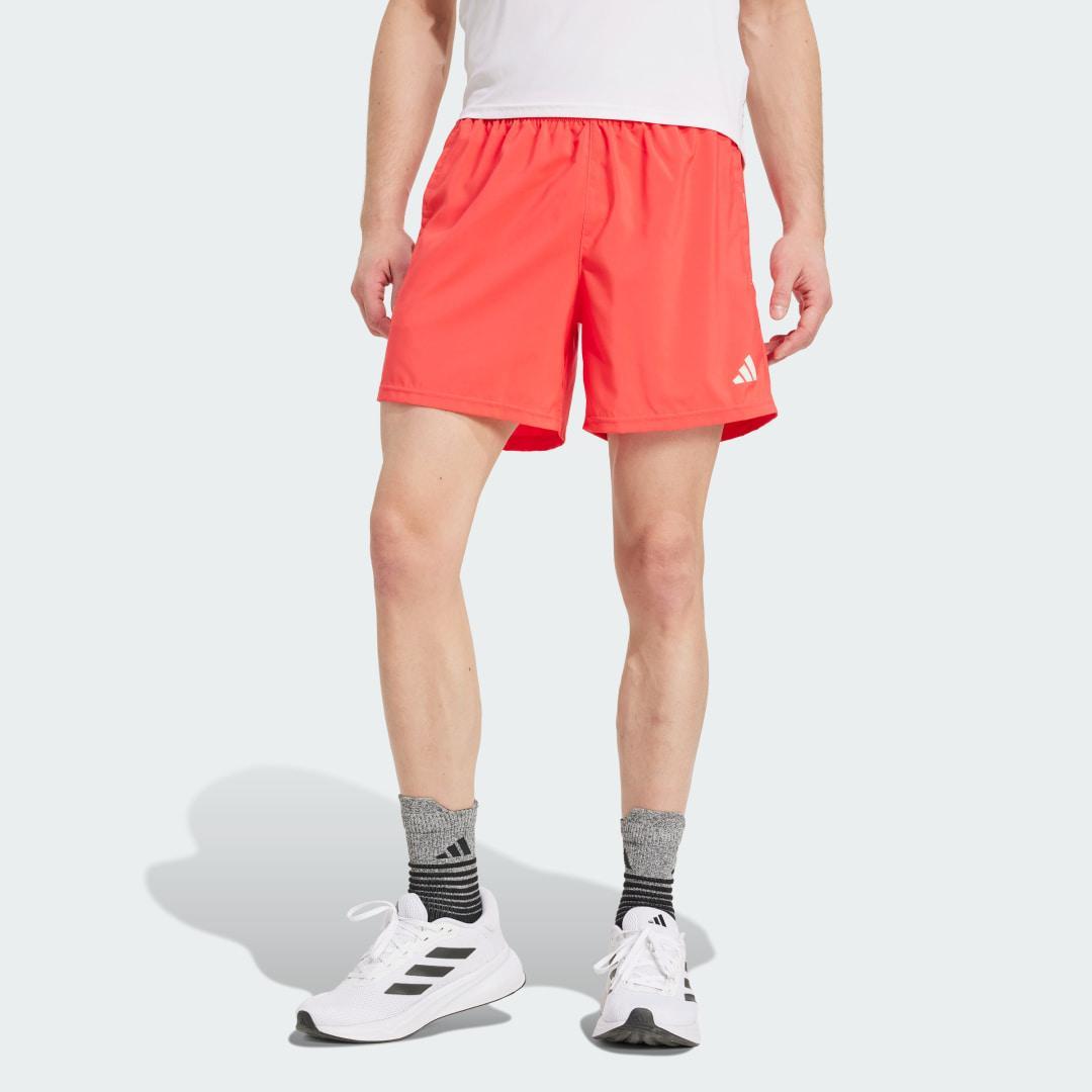 adidas Own The Run Shorts Halo Silver M 9 Mens Product Image