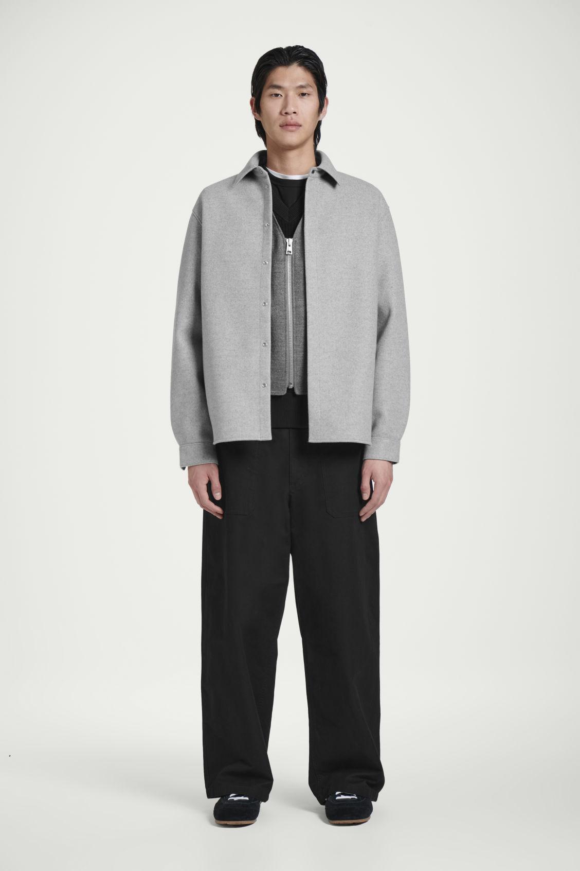 WOOL-BLEND UTILITY VEST Product Image