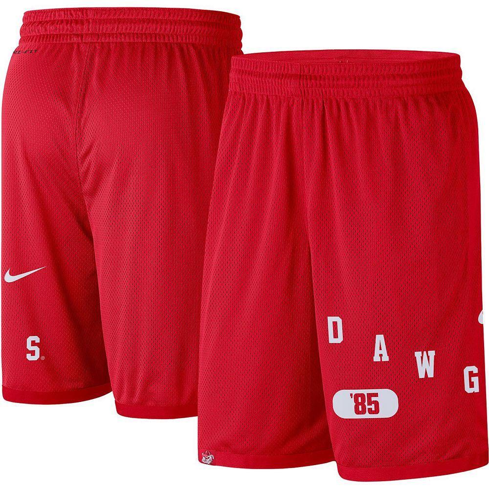 Men's Nike Red Georgia Bulldogs Wordmark Performance Shorts, Size: Large Product Image