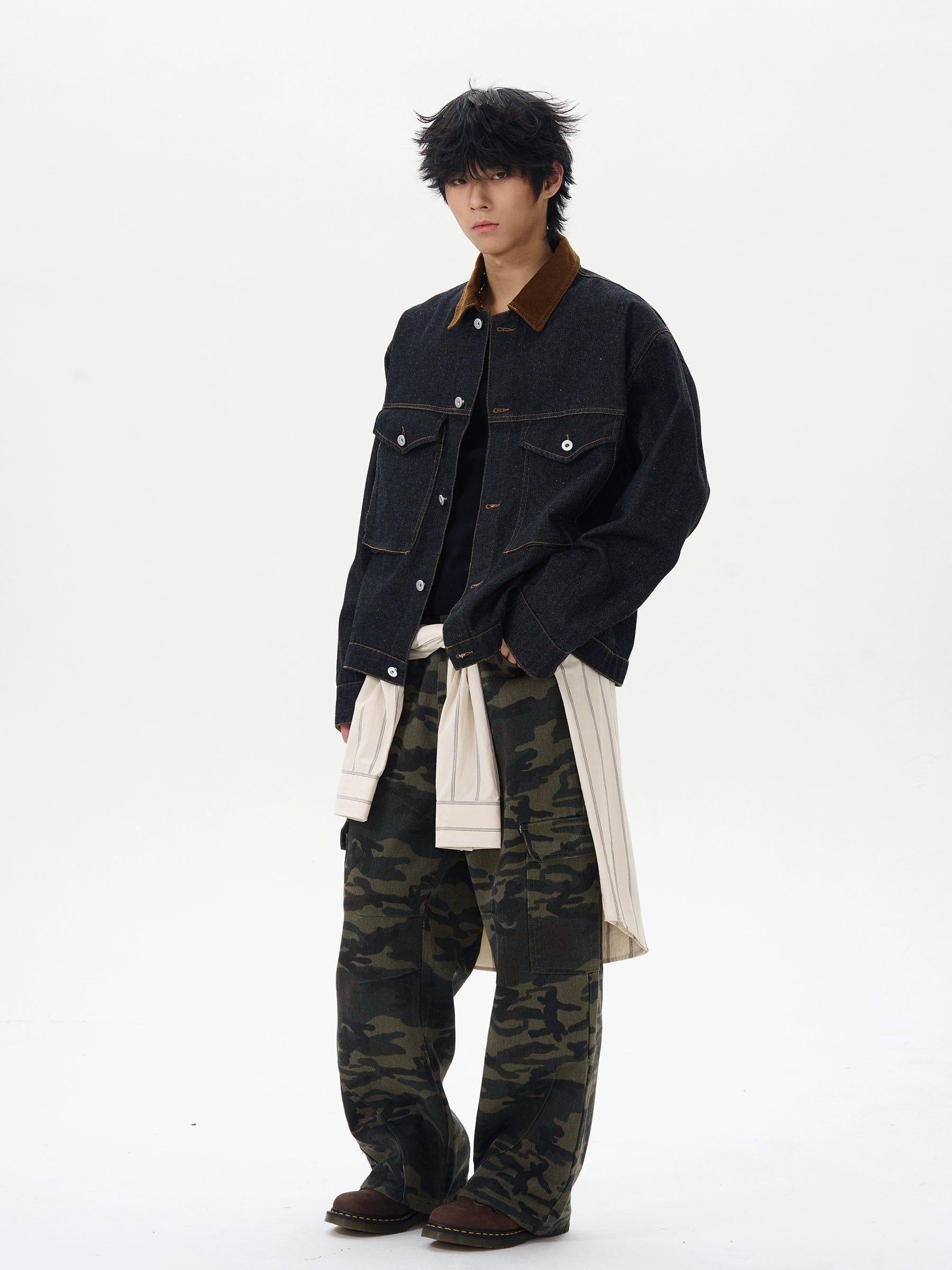 RT No. 12302 BLACK DENIM WORKWEAR JK Product Image