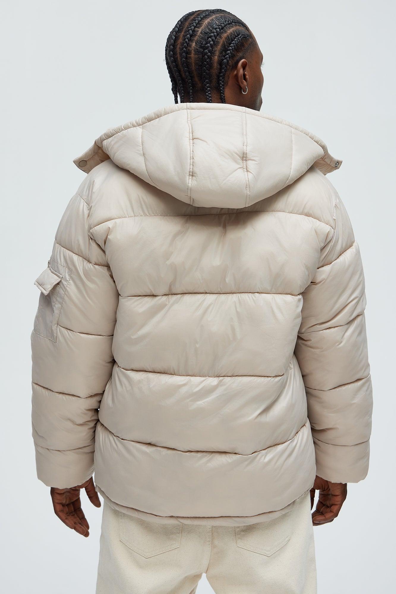 Nixer Puffer Jacket - Tan Product Image